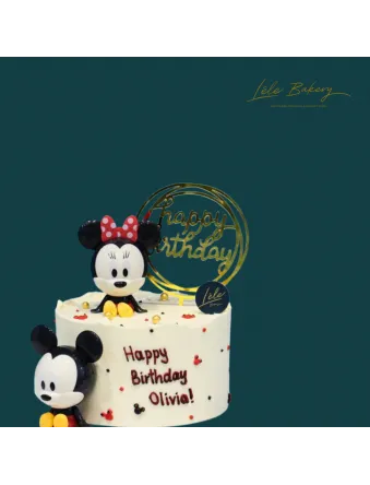 Mickey and Minnie Mouse Cake