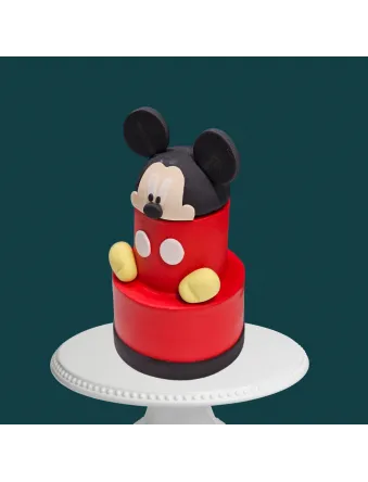 Minimalist Mickey Cake