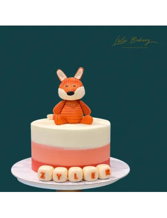 Ombre Fox Cake