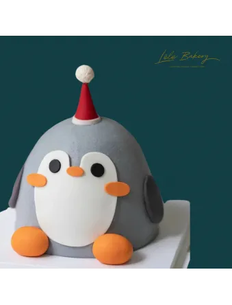 3D Penguin Cake