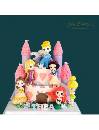 Princess Castle Cake