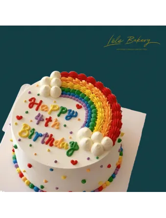 Rainbow Birthday Cake