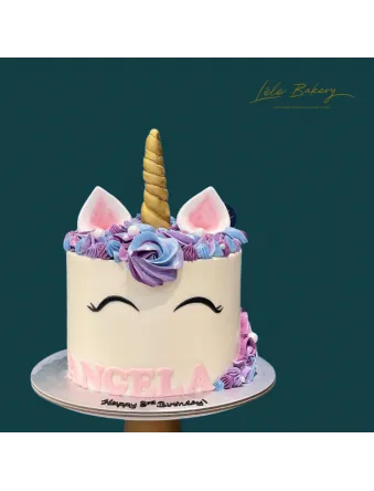 Shades of Purple Unicorn Cake