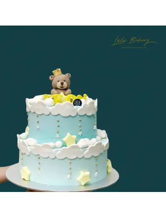 Stars and Bear Cake