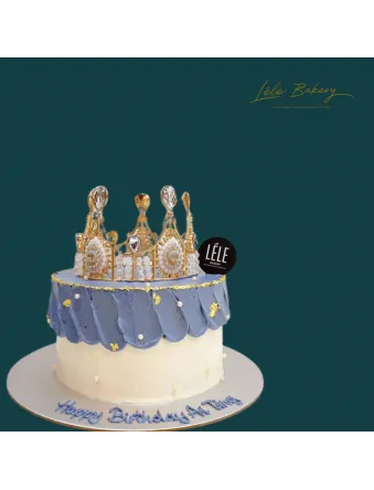 Violet Princess Tiara Cake