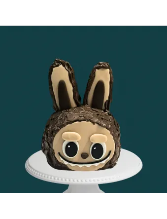 Mini Zimomo Labubu-Inspired Cake