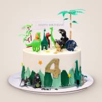 Dinosaur Forest Cake