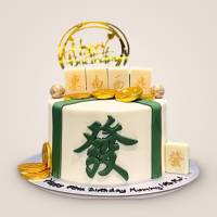 Fa Cai Mahjong Cake