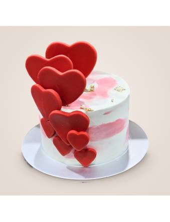 Hearts Mini Cake