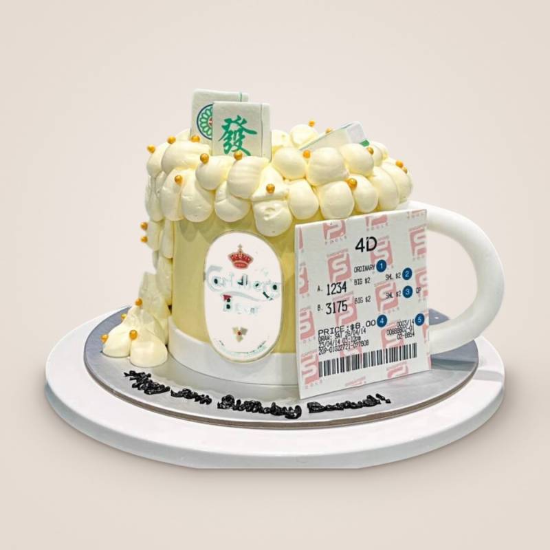 Mini Beer with Mahjong and Lottery Cake