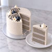 Mini Black Sesame Cake