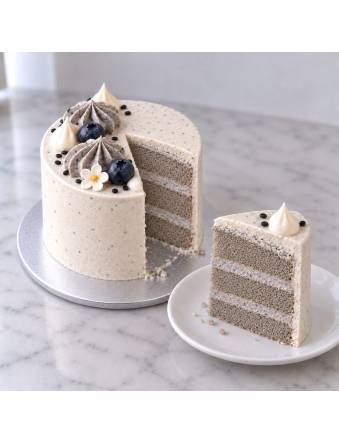 Mini Black Sesame Cake