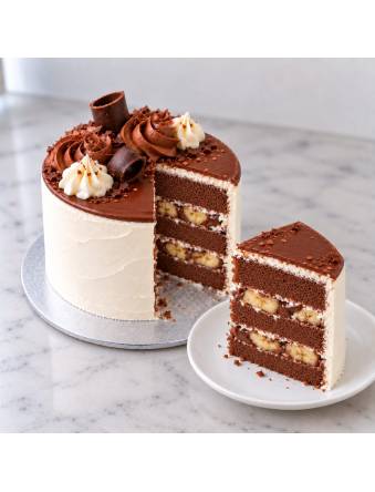 Mini Chocolate Banana Cake