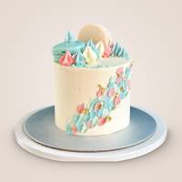 Mini Gender Reveal Cake