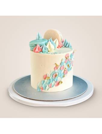 Mini Gender Reveal Cake