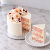 Mini Rose Lychee Cake