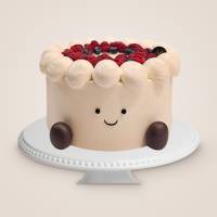 Pastel Plush Kitty Cake